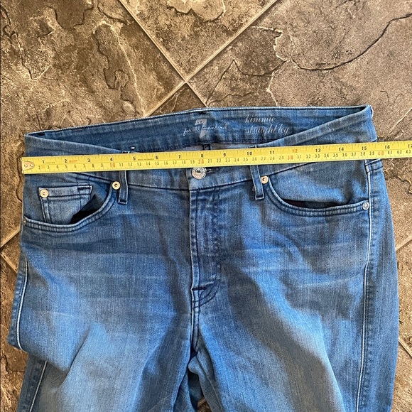 7 FOR ALL MANKIND Straight Leg Classic Women's Jeans Country Western Y2K - Picture 11 of 12
